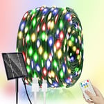 Kelenpro Guirlande Lumineuse Solaire Extérieure, 60M 600LED Noel Guirlande Lumières Extérieur, 19 Modes Solaire d'Extérieur Guirlande Lumineuse Étanche pour Jardin, Noël, Fête, Décoration(Multicolore)