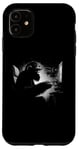 iPhone 11 Chimpanzee Gamer - Funny Retro Monkey Video Games Lover Case