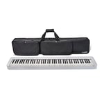 Casio CDP-S110WEC5 Fully Weighted Hammer Action Digital Piano with Casio SC-800P Soft Black Carrying Case