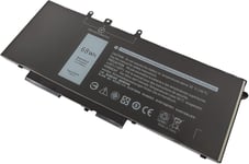 7.6V 68Wh 68Wh Batterie GD1JP FPT1C KCM82 DV9NT MT31P pour Dell Latitude 5480 5280 5290 5590 5490 5491 5495 5591,Precision 3520 3530