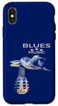 Coque pour iPhone X/XS Guitare acoustique Blues Musique