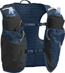 CamelBak Ultra Pro Vest Sac d'hydratation Adulte-Mixte, Bleu Marine/argenté, S