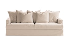 Menard Dyp 4-seters Sofa Vaskbart & avtagbart trekk - Beige 4 seter sofa