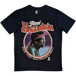 Jimi Hendrix Men's Are You Experienced Short Sleeve T-Shirt, Blue (Navy), Medium