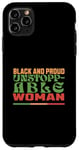 Coque pour iPhone 11 Pro Max Chemise noire du mois de l'histoire pour femme