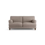 Habitat Askem Fabric 2 Seater Sofa - Mocha Dark Leg