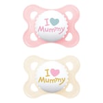 MAM Original Soother Pink Mummy 2-6m 2Pk