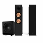 Klipsch R-800F med Dynavoice Challenger CSB-V12 Högtalarpaket 2.1