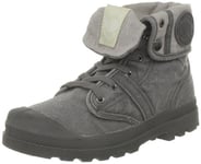 Palladium Baggy Kid, Boots Mixte Enfant - Gris (101 Metal), 40 EU