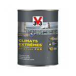 V33 - Peinture fer Climats Extrêmes ral 3004 Rouge basque brillant 1,5L