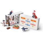 PLAYin CHOC Kids 12 Day Advent Calendar, Award-Winning Vegan, Organic and Dairy Free Chocolate, Surprise 3D Puzzle Toy and Fun Fact Card Behind Every Window, Christmas Gift for Boys and Girls