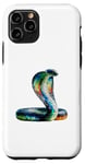 Coque pour iPhone 11 Pro Polygon Art Cobra Serpent Cobras