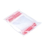 Office Products – Lot de 100 sachets transparents avec fermeture à glissière, sacs en polyéthylène basse densité, adaptés à un usage alimentaire, 25 x 35 cm