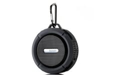 Shot Case Enceinte sans fil bluetooth sport pour ipad (6e gen.) smartphone ventouse haut-parleur micro waterproof (noir)