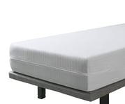 Savel - Housse de Matelas élastique et Respirante | 150 x 190/200 | Protecteur/Couvre-Matelas Ajustable avec Fermeture éclair. Tissu résistant en Coton. Hauteurs de Matelas allant jusqu'à 30 cm