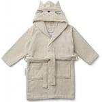 Liewood Lily cat bathrobe – sandy - 3-4år