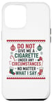 iPhone 12 Pro Max Funny Christmas Holiday Quitting Bad Habits Design Case