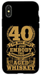 iPhone X/XS I'm not Old Whiskey Bourbon 40th Birthday Whiskey Drinker Case