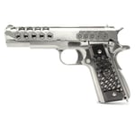 WE 1911 Hex Cut Silver GBB