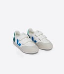 Veja - Baskets Small V-12 ChromeFree Leather Extra-White Multico-Brittany - Taille 24