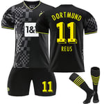 Borussia Dortmund 22-23 Bortalag Jersey REUS Nr 11 Fotbollströja kit 26