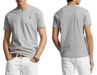 Polo Ralph Lauren Pony V Neck T-shirt Soft Shirt Custom Slim Fit Tee Top New S