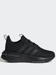 adidas Sportswear Kids Unisex Racer TR23 Trainers - Black, Black, Size 10 Younger