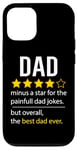 Coque pour iPhone 12/12 Pro Drôle papa fête des pères blague humour papa fils fille papa papa papa