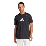 Adidas Padel Tee Black Mens (XXL)