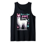 She's A Bad Funny Joke Mama Aunt Cute Llama Mother's Day Tank Top