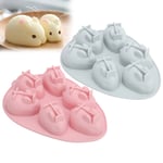 New 3D Shape Silicone Mold Cake Baking Pan Hollow Ice Cream Chocolate Mol