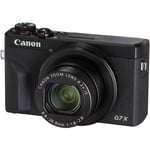 Canon PowerShot G7 X Mark III Digital Camera - Black 20.1MP 1 Stacked CMOS Sensor - 4.2x Optical Zoom f/1.8-f/2.8 Lens - UHD 4K 30p Video Recording