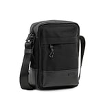 JASLEN - Man Bag - Men's Shoulder Bags - Man Bags for Men Crossbody Bag in Waterproof Material - Man Bags for Men Shoulder for Men with Adjustable Strap - Small Bag for Men. Mens Bags Shoulder, Black