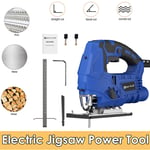 700W ELECTRIC JIGSAW WOOD METAL PLASTIC JIG SAW POWER TOOL CUTTING BLADE LED