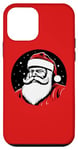 Coque pour iPhone 12 mini Rouge Cool Cristmas Vintage Dessin Dirty Santa Claus