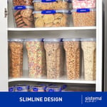 Sistema KLIP IT PLUS Cereal Storage Container, Airtight 4.2 Litre Food Pantry