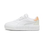 Puma Womens Cali Court Leather Sneakers - White - Size UK 3