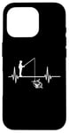 iPhone 16 Pro Funny fishing heartbeat fisherman angler Petri Heil Case