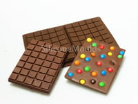 2 cell Large Slab Bar 275g Chocolate Candy Chocolatier Artisan Silicone Mould