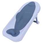 (Light Blue)Baby Bath Support Ergonomic Non-Slip Quick-Drying Bath Support