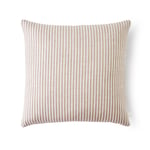 NO GA - NO GA Texture Stripe Cushion 50 x 50 cm - Routi Dusty Rose - Pynteputer og putetrekk - NO GA Studio - Rosa