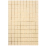 Chakra Rug, Off White Teppe 180x270 cm, Masala Yellow, Light Khaki