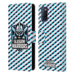 OFFICIAL GLASGOW WARRIORS GRAPHICS LEATHER BOOK WALLET CASE FOR OPPO PHONES