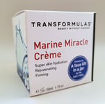 Transformulas Marine Miracle Creme Cream 50ml Firming Skin Hydration NEW SEALED