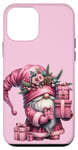 Coque pour iPhone 12 mini Pink Aesthetic Christmas Stuff For Girls Xmas Pink Gnome