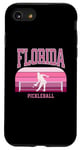 Coque pour iPhone SE (2020) / 7 / 8 Rose Retired Florida Pickleball Femme