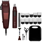 18PC Wahl GroomEase Hair Clipper & Nose/Ear Trimmer 18PC Shaver Bundle 79449-917