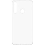 Huawei Coque pour Huawei Y6P Semi-rigide et Souple en Silicone Transparent