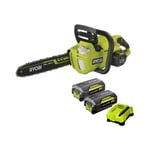 Pack Ryobi Tronçonneuse 36V LithiumPlus Brushless - 2 Batteries 4.0Ah - 5.0Ah - 1 Chargeur