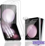 Protection Écran Pour Samsung Galaxy Z Flip 5 Et Verre Trempé Caméra Protecteur [3+2 Pièces]- Sans Bulles Hd Transparent Doux Tpu Film Protection Pour Samsung Galaxy Z Flip 5 Protection Écran.[G1486]